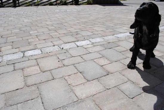 Asak - Herregårdstein kvadrat liten pall, 13,5x13,5x6, Brunmix