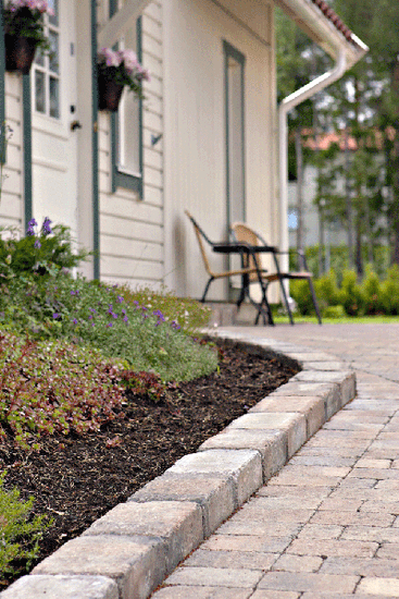 Asak - Herregårdstein kvadrat liten pall, 13,5x13,5x6, Brunmix