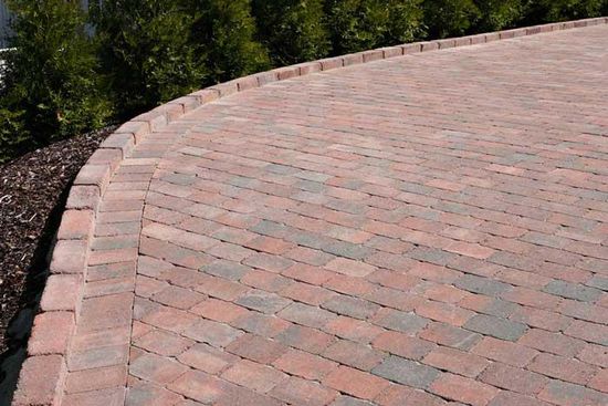 Herregårdstein belegningsstein, 20 x 13,5 x 6 cm, Rødmix, fra Asak