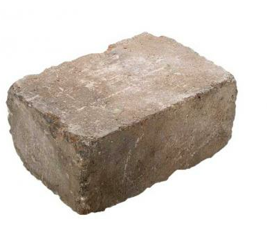 Mur Herregård 1/2 stein, 13,5 x 20 x 13,5 cm, Brunmix, fra Asak