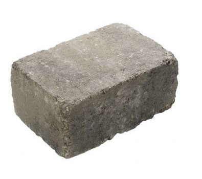 Mur Herregård, 1/2 stein, 13,5 x 20 x 13,5 cm, Gråmix, fra Asak