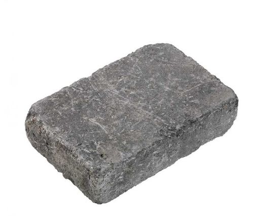 Herregårdstein, 1/1 stein, 20 x 13,5 x 5 cm, Gråmix, fra Asak