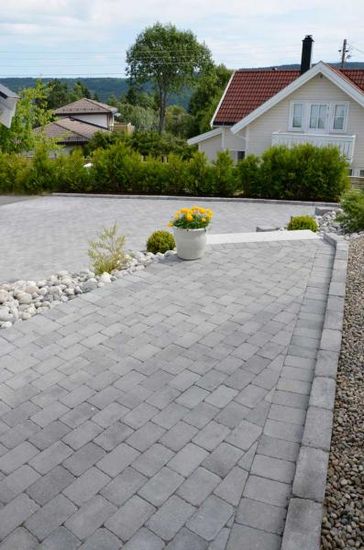 Herregårdstein, 1/1 stein, 20 x 13,5 x 5 cm, Gråmix, fra Asak