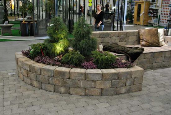 Mur Herregård, bue stein, 27/23,6 x 20 x 13,5 cm, brunmix, fra Asak