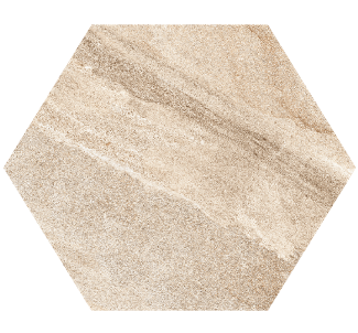 Helle Heksagon, 6-kantet i fargen Latte, fra Aaltvedt 