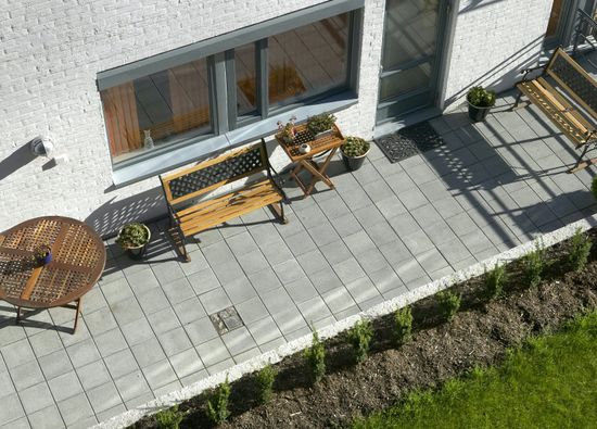 Helle, Grå, 30 x 30 x 5 cm, fra Aaltvedt