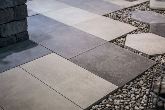 Helle, Cemento Smoke, keramisk helle, 3 cm, 60 x 60 cm, fra Aaltvedt