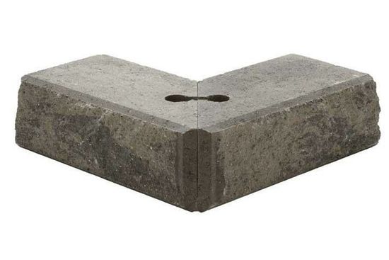 Mini Exclusive hjørne utvendig, (59 x 25,3 x 17 cm ) x 2 stk dele, gråmix, fra Asak