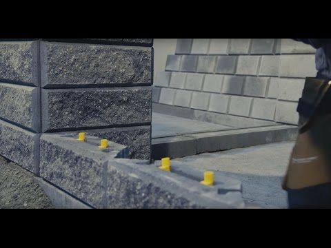 Kombimur støttemursystem Knekt, Gråmix, fra Aaltvedt