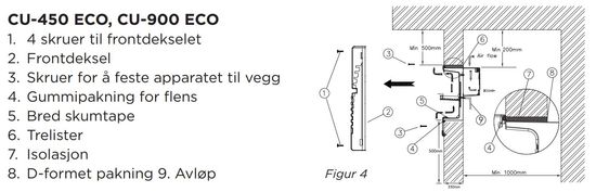 Kjøleaggregat, Norcool CU-450 ECO - Opptil 10.000 L