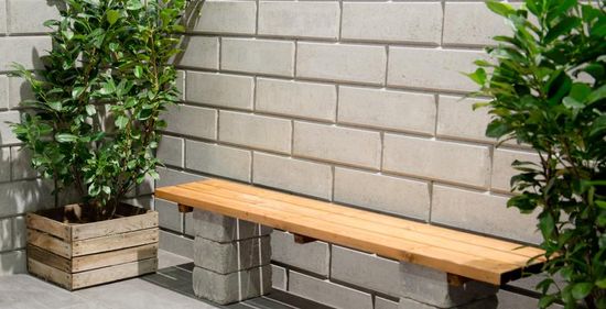 Kombimur Støttemursystem, 1/1 blokk, grå, fra Aaltvedt