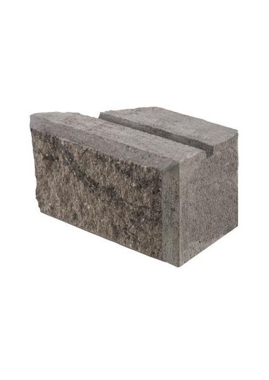 Kombimur støttemursystem 1/2 Knekt, Gråmix, fra Aaltvedt