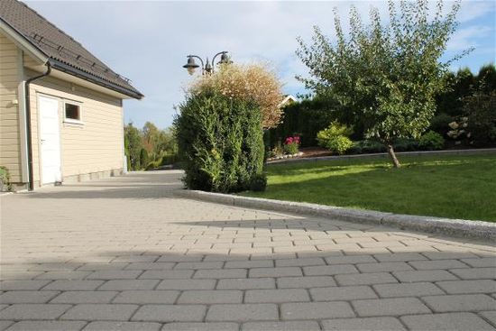 Kongsgård belegningsstein, 1/1 stein, 6 cm, Grå, fra Aaltvedt