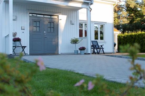 Kongsgård belegningsstein, 1/1 stein, 6 cm, Grå, fra Aaltvedt