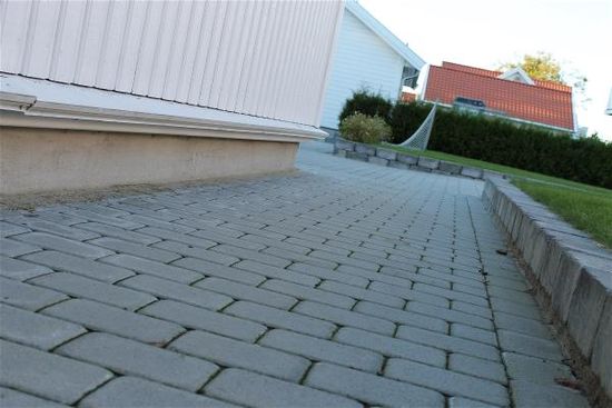 Kongsgård belegningsstein, 1/1 stein, 6 cm, Grå, fra Aaltvedt