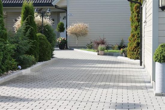 Kongsgård belegningsstein, 1/1 stein, 6 cm, Grå, fra Aaltvedt