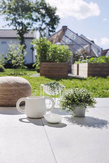 Helle, Kritt, AC overflatebehandlet, 40 x 40 x 4 cm, Hvit, fra Asak