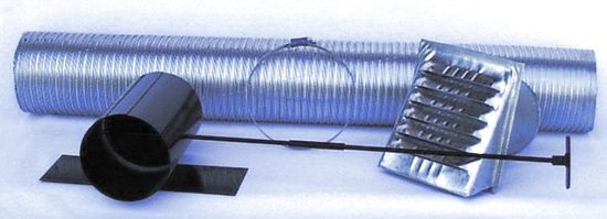 Låsklammer, ø80-160 mm, til bl.a. ø125 mm friskluftspjeld