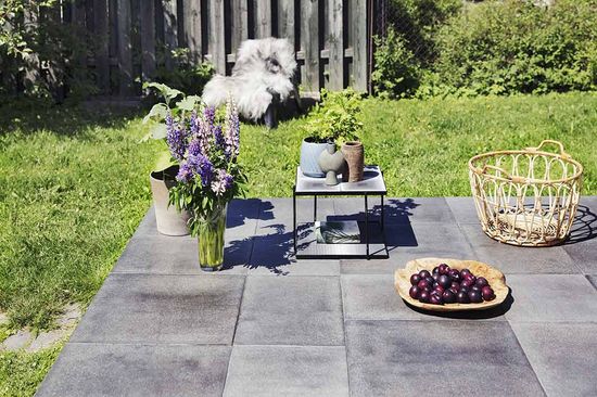 Helle, Lava AC, 40 x 20 x 4 cm, sort antrasitt, fra Asak