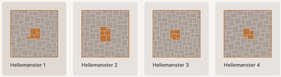 Helle Grå, 20 x 40 x 5 cm, fra Aaltvedt