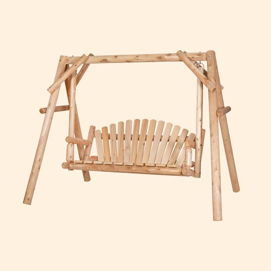 Huske, Log svingbenk, toseter svinghuske