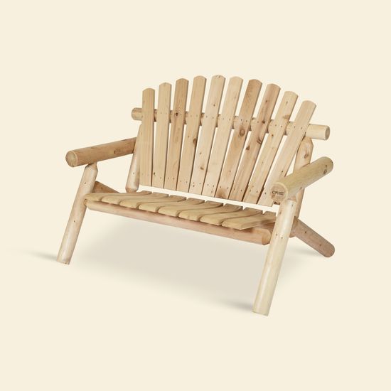Log, toseter, sofa / stol, cedertre, fra Canadian Outdoor