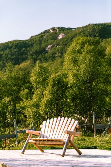 Log, toseter, sofa / stol, cedertre, fra Canadian Outdoor