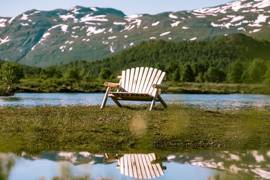 Log, toseter, sofa / stol, cedertre, fra Canadian Outdoor