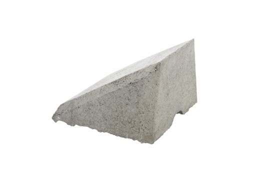 Mini Støttemur, skrå ende stein, Grå, fra Aaltvedt 