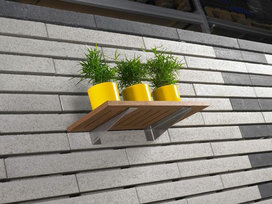 Hylleplate i tre, Modul hylle, kort, 59,5 x 30 x 2,8 cm, fra Asak