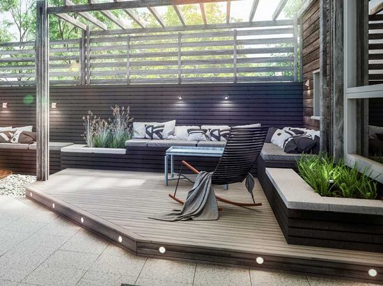 Modul Toppstein, 60 x 30 x 7,5 cm, Grå, fra Asak