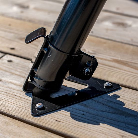 Gulvfeste til bålpanne