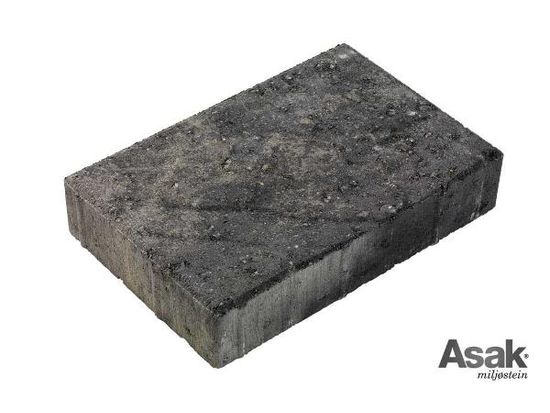 Relieff XXL, belegningstein, 30 x 20 x 6 cm, Gråmix, fra Asak