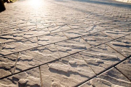 Relieff XXL, belegningstein, 30 x 20 x 6 cm, Gråmix, fra Asak