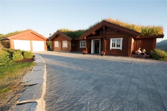 Relieff XXL, belegningstein, 30 x 20 x 6 cm, Gråmix, fra Asak