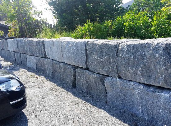 Granittblokk, Rocks Rustikk murblokk, 40x40 cm, klasse 2