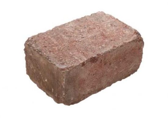 Mur, Herregård, 27 x 20 x 13,5 cm, Rødmix, fra Asak