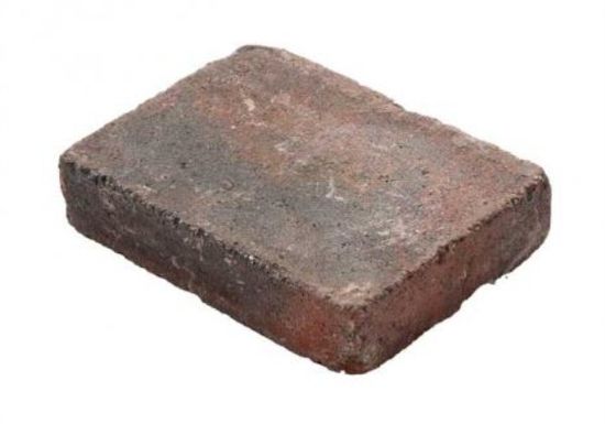 Helle, Herregård, topphelle for mur, 27 x 20 x 6 cm, rødmix, fra Asak