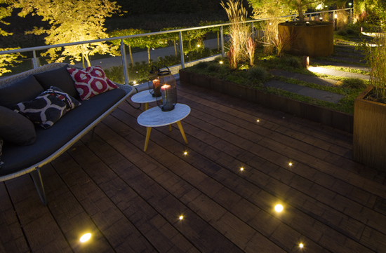 Utelampe Fusion 22 RVS, ø22 mm, fra In-lite 