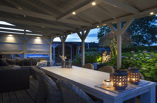 Hyve 60 utelys, varm hvit lys, 12 V, 1 W, LED, fra in-lite