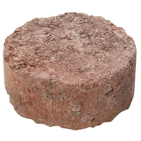 Sirkel, Herregårdstein sirkel, 2,3 meter i diameter, rødmix, fra Asak