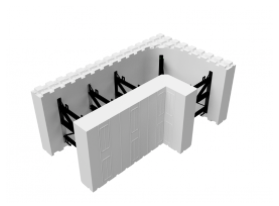 Thermomur: Utvendig Hjørne Radon 350 HD, høyre