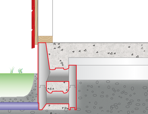 Jackon Ringmur ® R - Rett: Lengde 2400mm