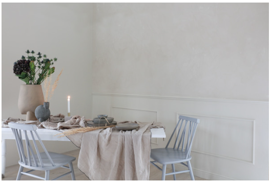 Walls2Paint, sponplate, ferdig tapetsert, 12 x 620 x 2390 mm, fra Forestia 