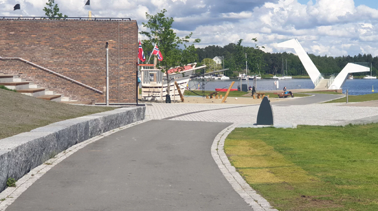 Granittblokk, Rocks Urban murblokk, Larvikitt, 40 x 40 cm 