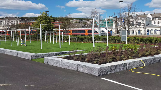 Granittblokk Larvikblokka Urban 50x50