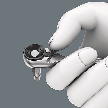 Skrallesett ¼", 39 deler, m/hånd- og knebeskytterplate, Tool-Check Plus, fra Wera