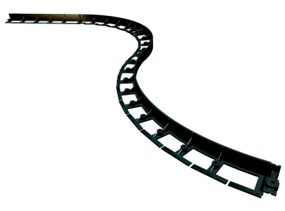 Kantavslutning, kantsikring, Snap Edge Barrier (2-pk), 2 m lange, inkl. jordspiker, fra Asak