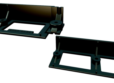 Kantavslutning, kantsikring, Snap Edge Barrier (2-pk), 2 m lange, inkl. jordspiker, fra Asak