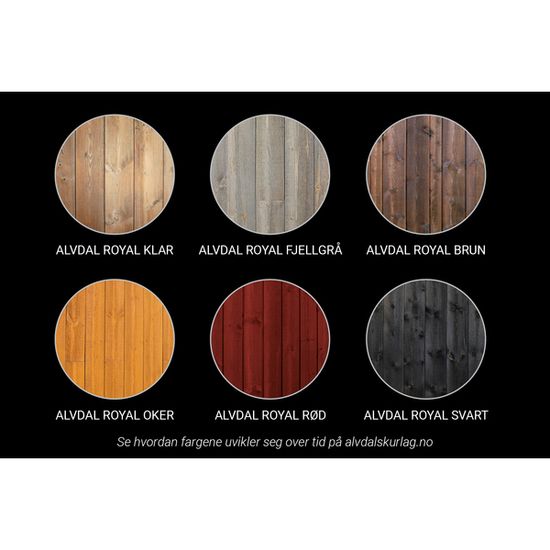 Furu 28x120 terrassebord, glatt - Royal brun